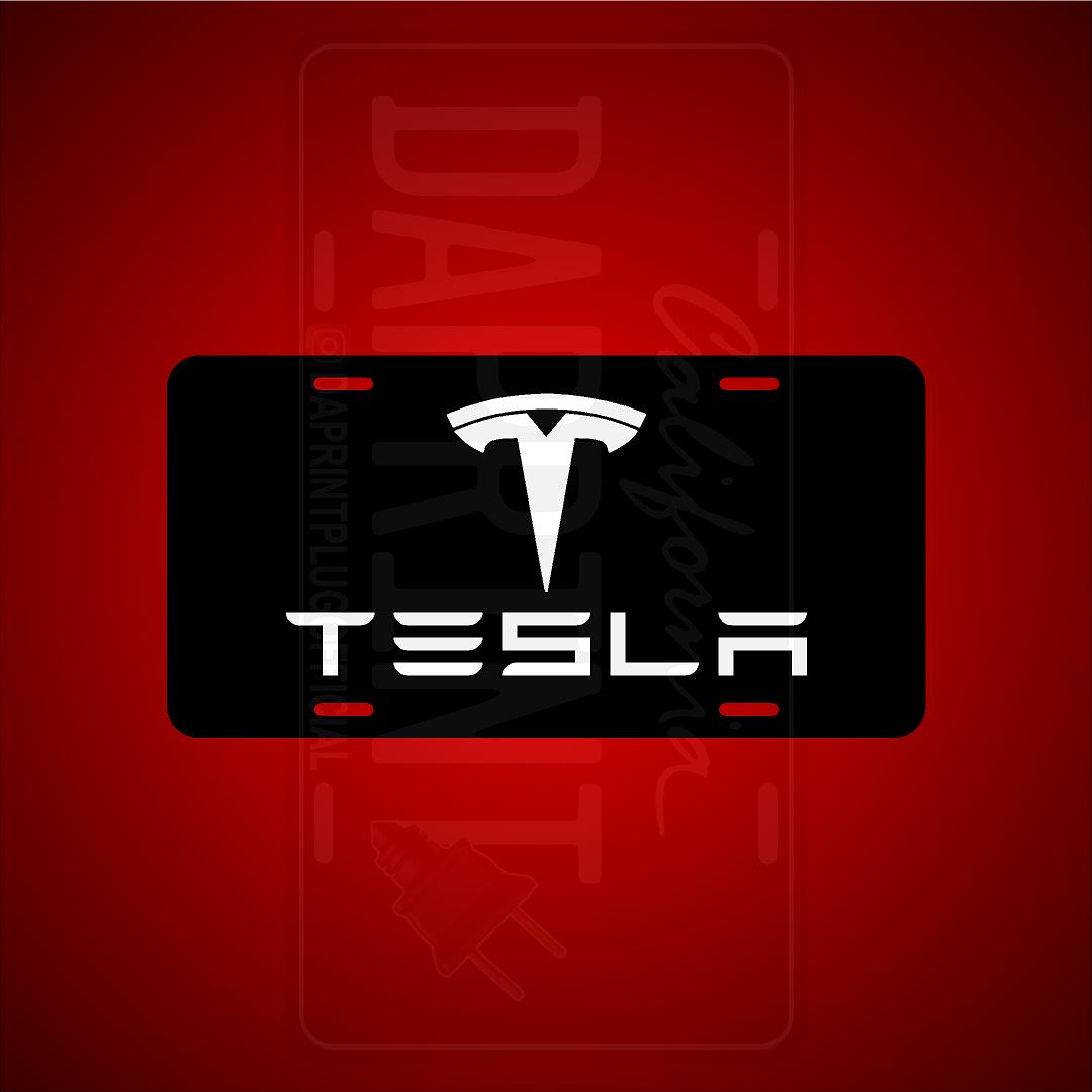 (TESLA) VANITY PLATES