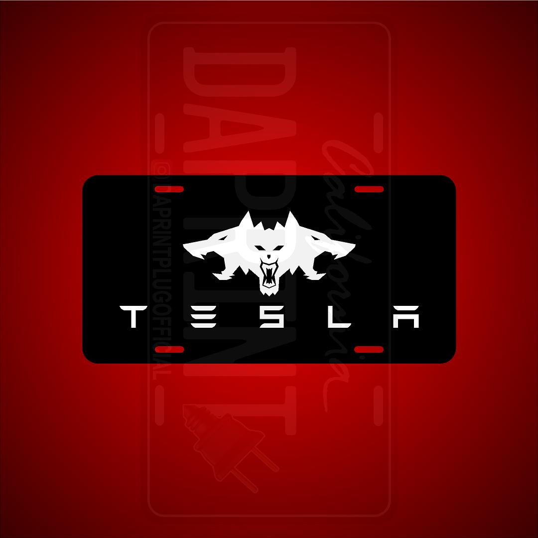 (TESLA) VANITY PLATES