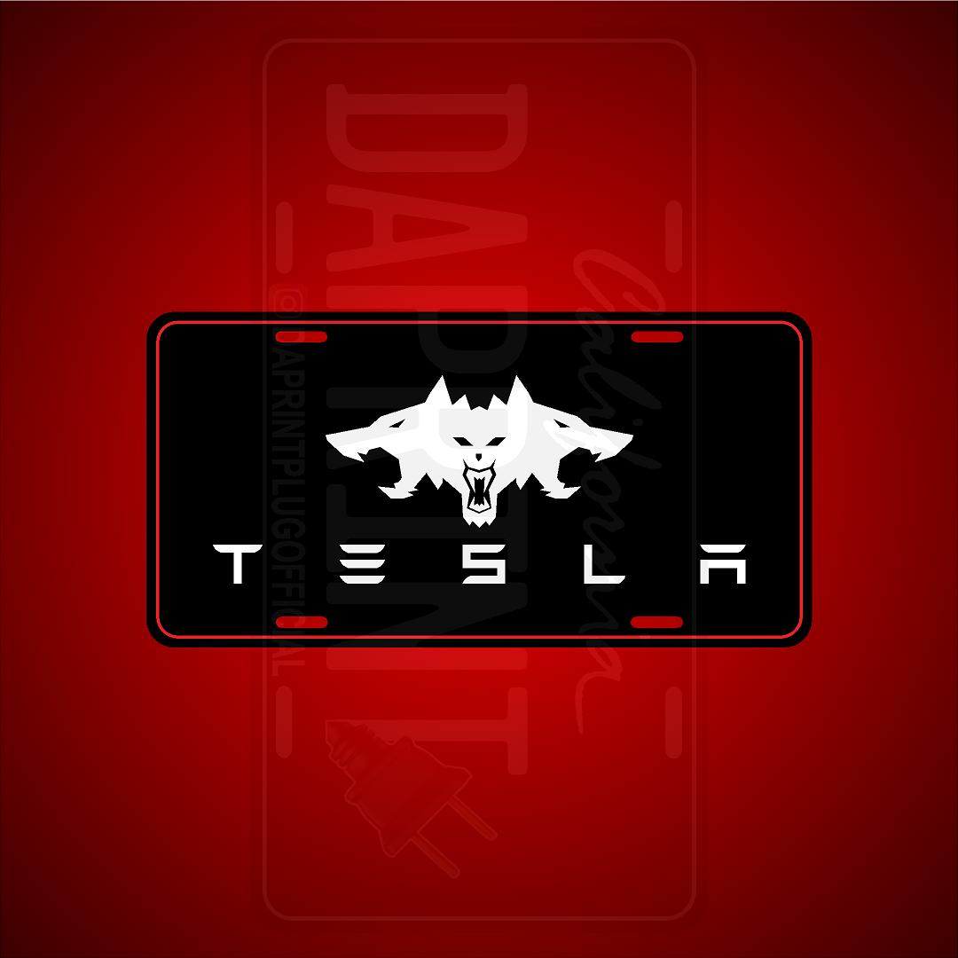 (TESLA) VANITY PLATES