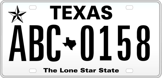 REPLICA PLATE (TEXAS)