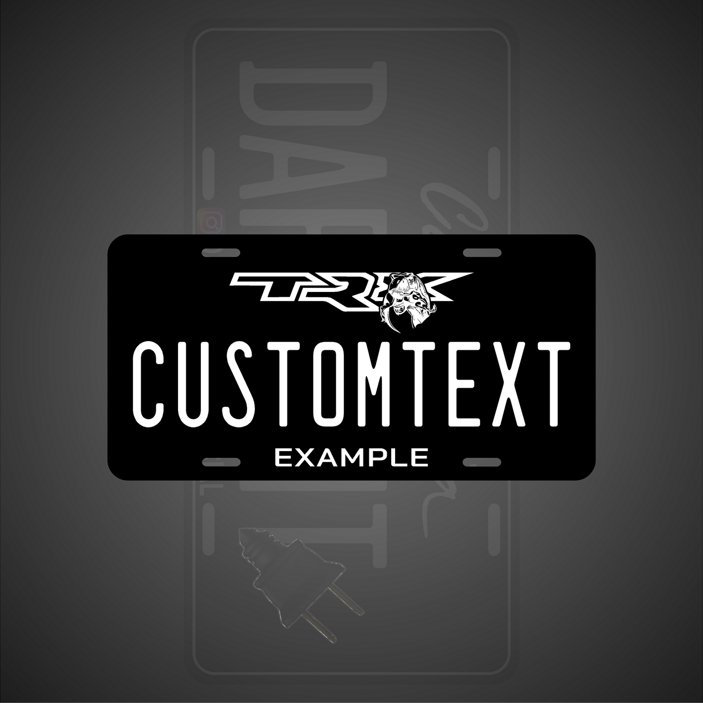 (DODGE) VANITY PLATES