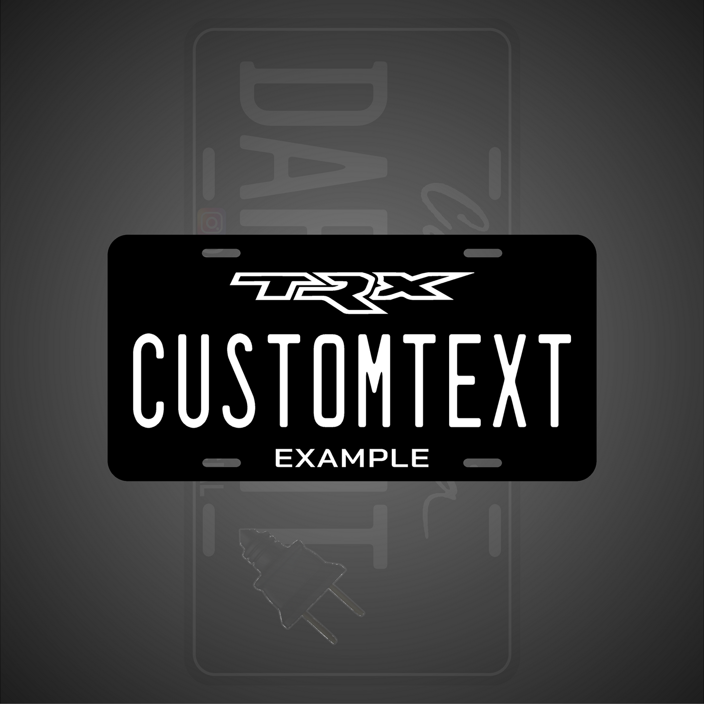(DODGE) VANITY PLATES