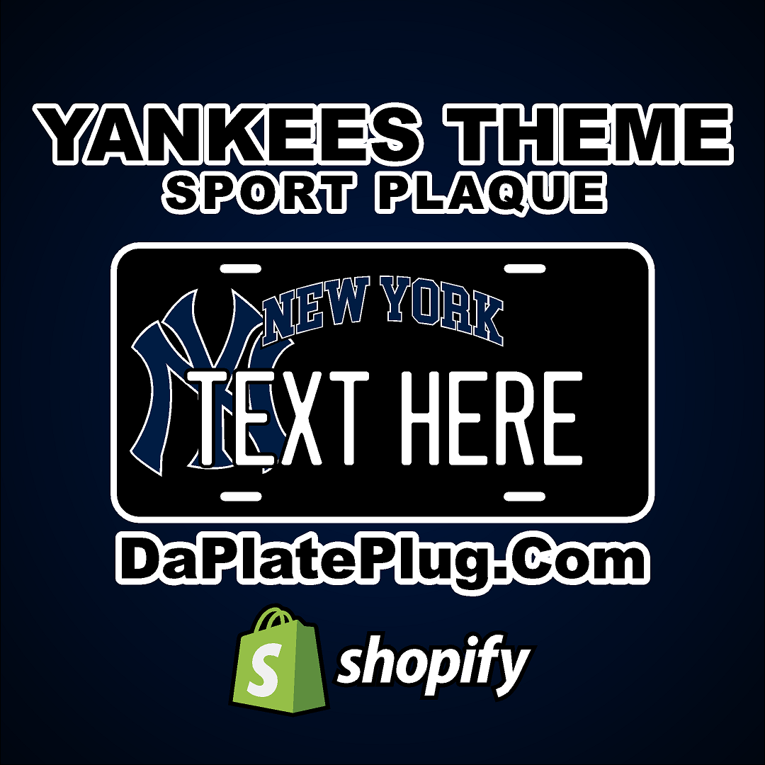 (YANKEES) SPORT PLAQUE