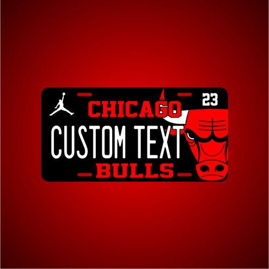 (CHICAGO BULLS) Vanity Plate