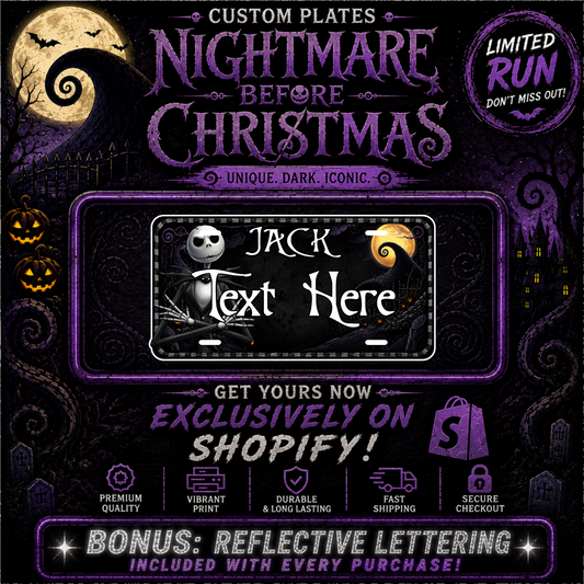 Jack Skellington Plate