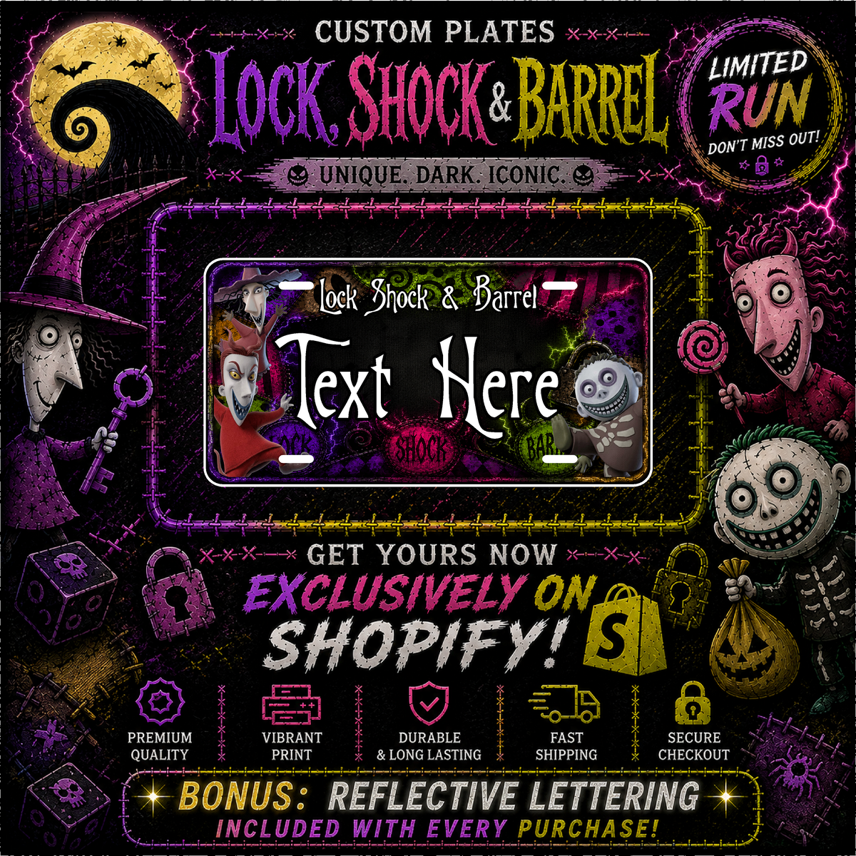 Lock Shock & Barrel Plate