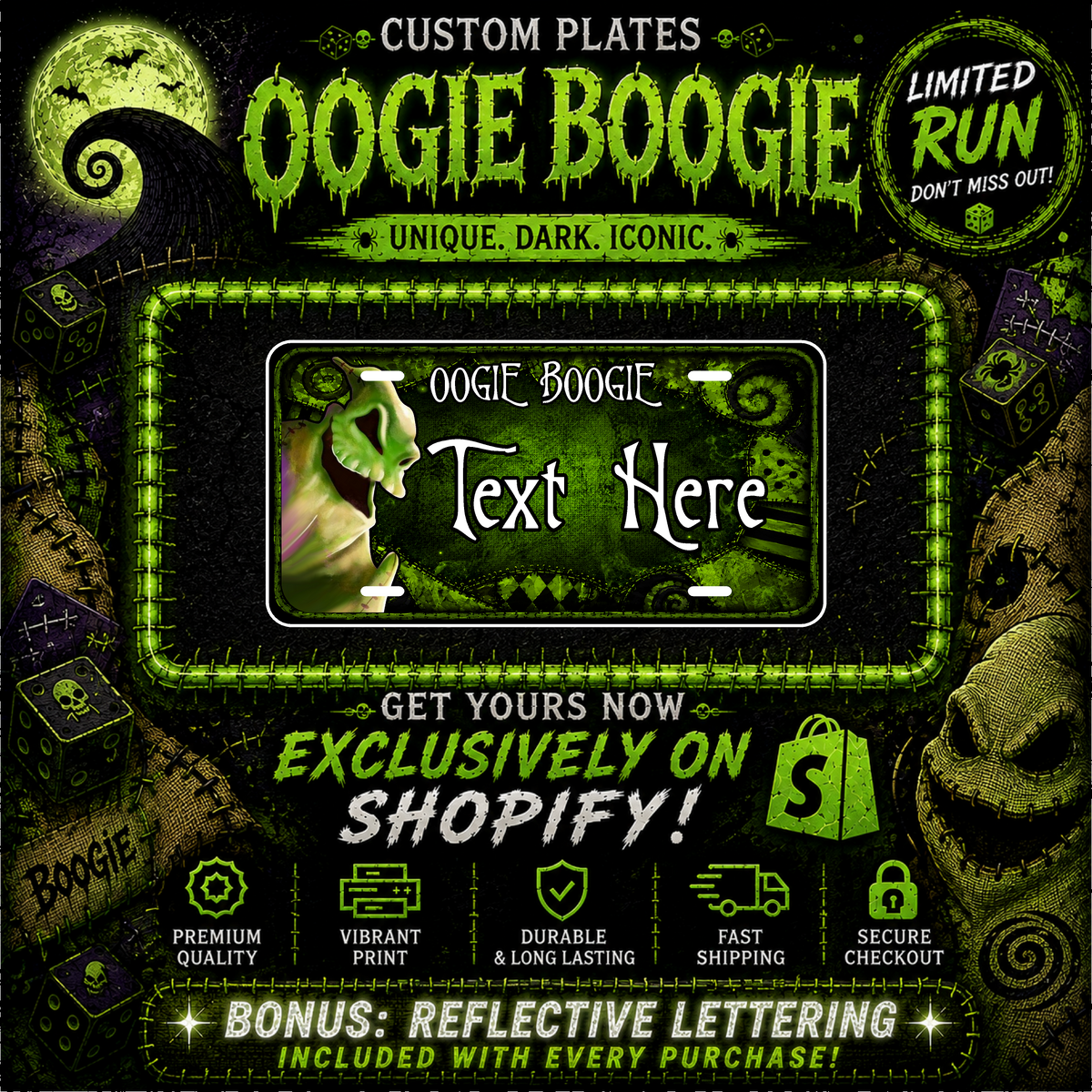 Oogie Boogie Plate