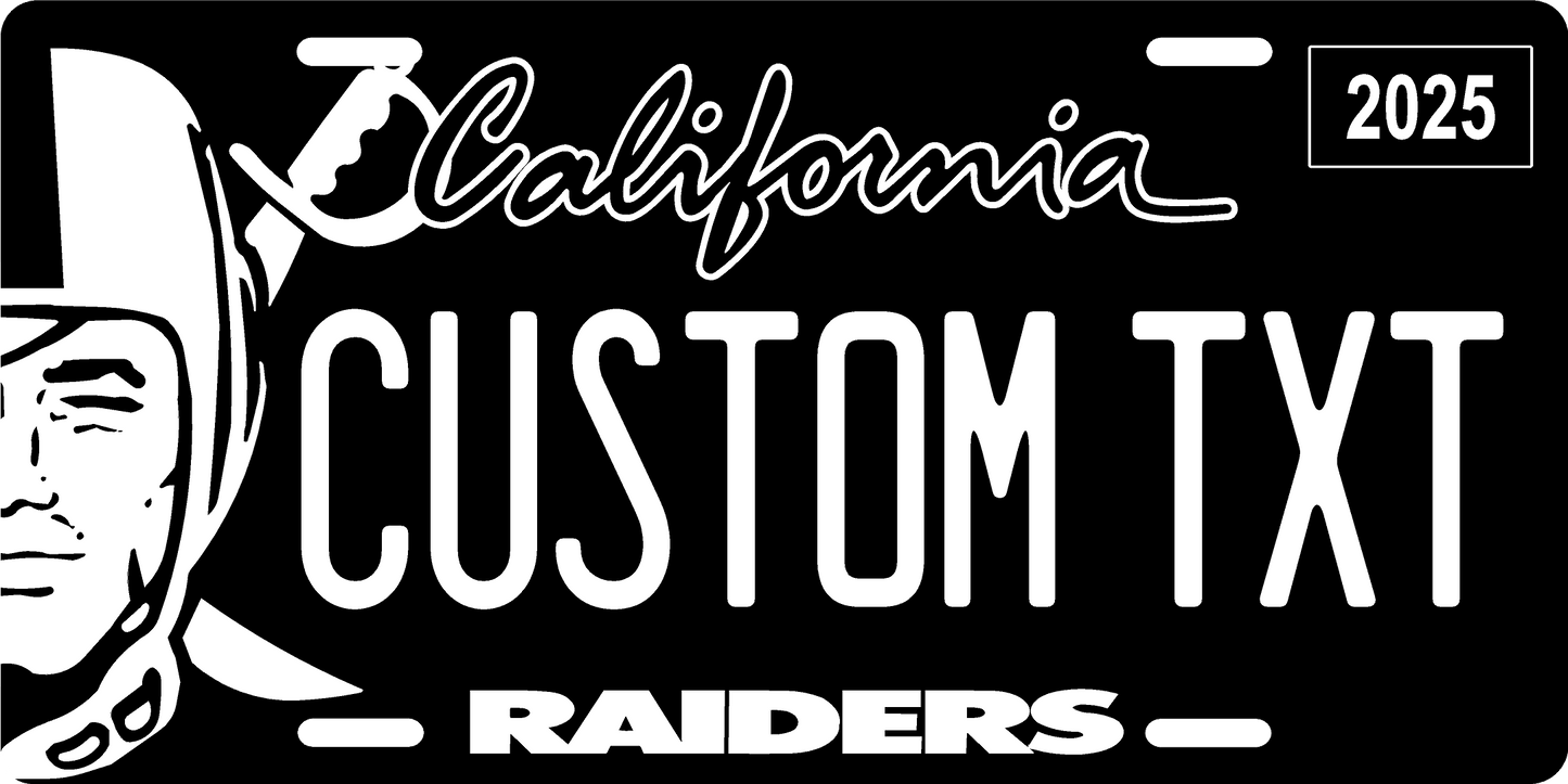 CUSTOMIZABLE RAIDER LICENSE PLATE | DaPlatePlug